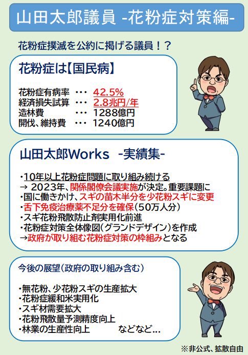 https://x.com/ootani110isida 山田太郎議員の成果