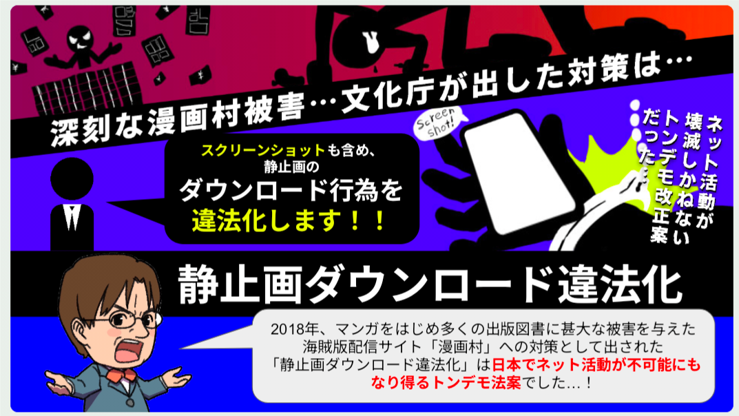 ダウンロード違法化法案の背景